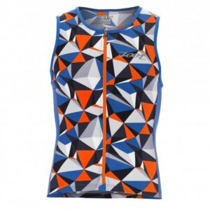 Zoot Suit Men's Performance FZ Tri Tank - Vivid Blue Camo-0