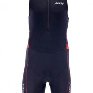Zoot Men's Performance Tri Racesuit - Race Day Red Stripe-0