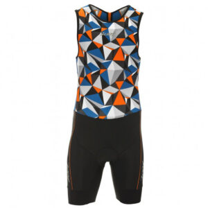 Zoot Men's Performance Tri Backzip Racesuit - Vivid Blue Camo-0