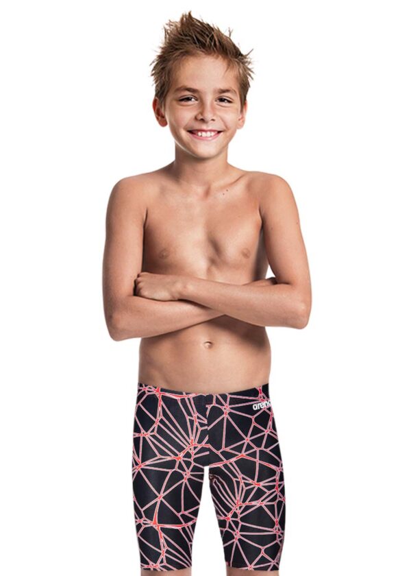 Arena Boy's Carbonics Pro Jammer - Black / Red-0