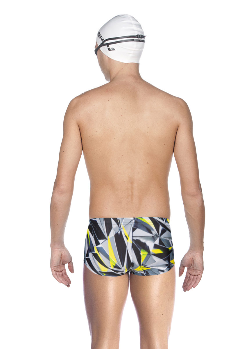 Arena Men's One 3D Shattered Low Waist Short - Black / Multi-428396