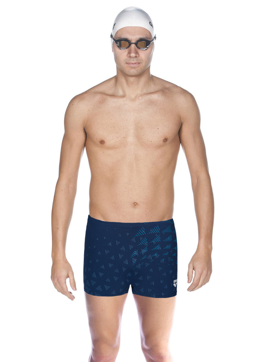 Arena Men's One Tunnel Vidion Short - Navy / Turquoise-0