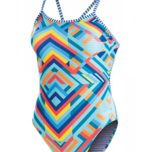 Dolfin Womens Kaleidoscope String Back Swimsuit-0