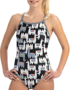 Dolfin Girls Alpaca Party V-2 Back Swimsuit