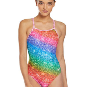 Uglies Girls Over the Rainbow V-2 Back Swimsuit