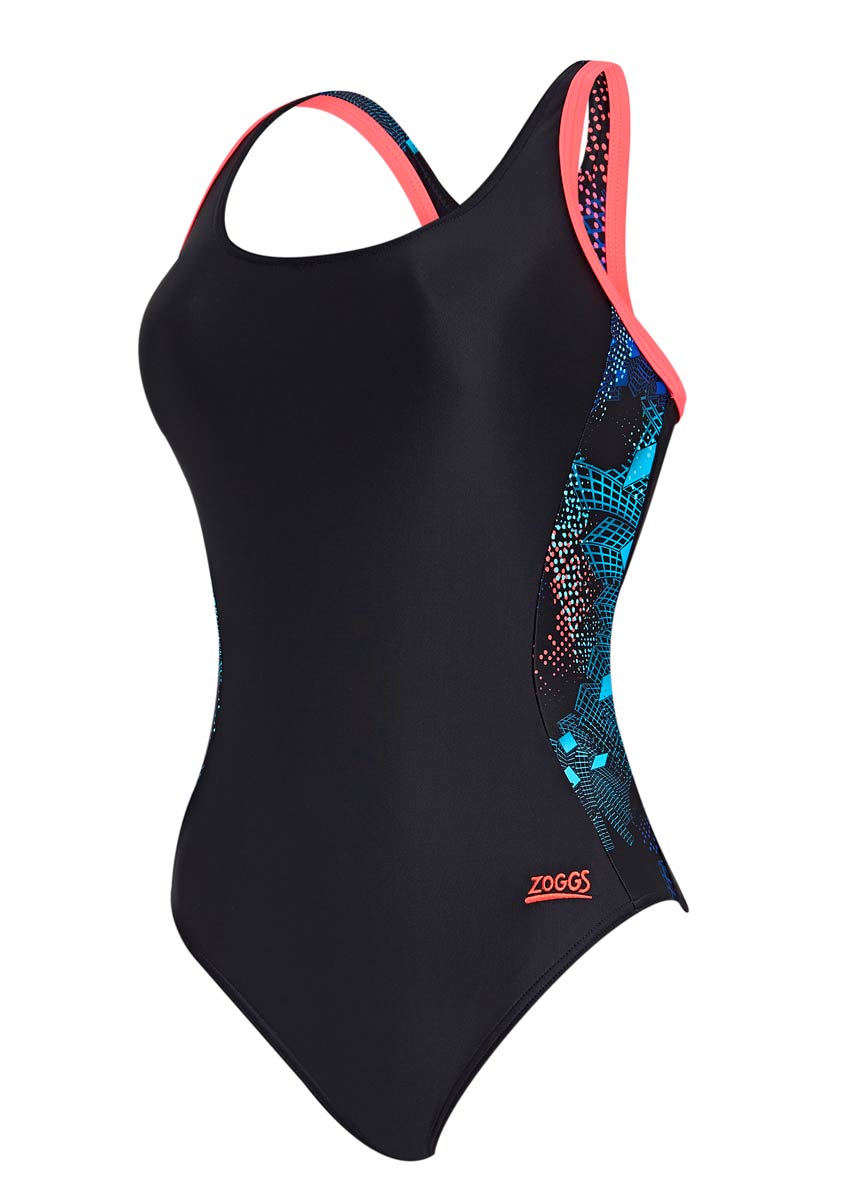 Zoggs Womens Illusion Atomback Swimsuit-427816