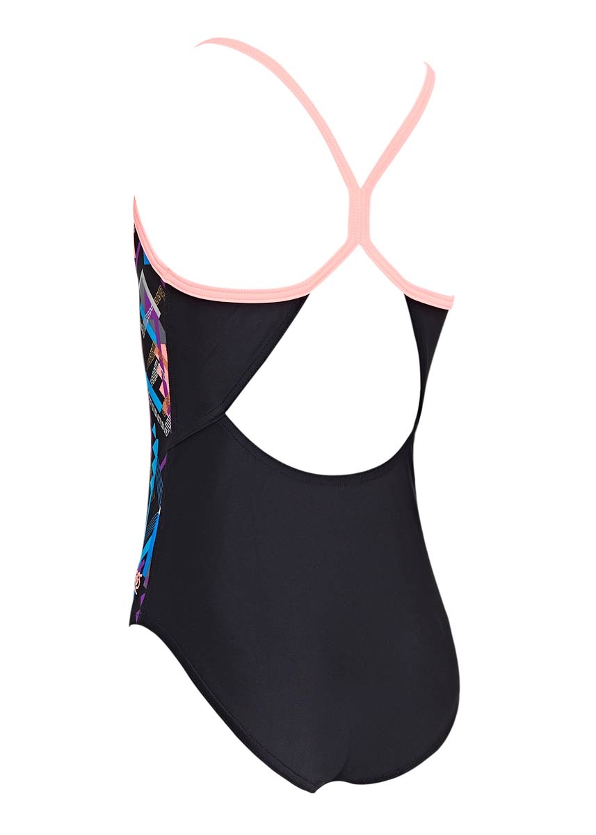 Zoggs Girls Shimmer Sprintback Swimsuit-427825