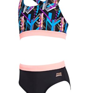 Zoggs Girls Shimmer Muscle Swim Bikini-0