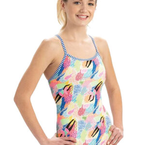 Uglies Dive Deep Double Strap Back Swimsuit