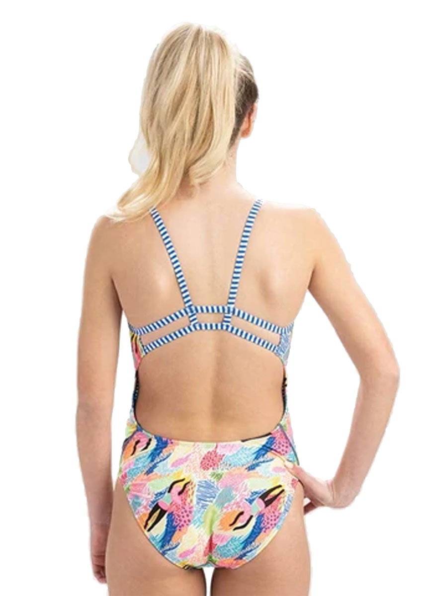 Uglies Dive Deep Double Strap Back Swimsuit