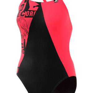 Adidas Girl's Pro Colour Block Swimsuit - Black / White-0