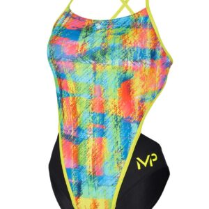 MP Michael Phelps Girl's Zouk Openback Swimsuit-0