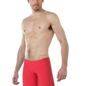 Speedo Men's Fastskin LZR Racer Element Jammer- Lava Red/ Silver