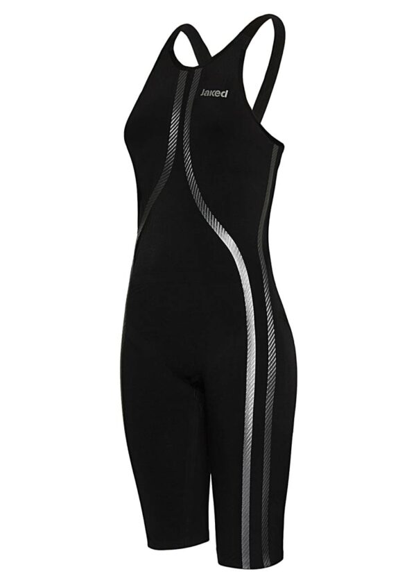 Jaked JK-ONE Womens Open Back Kneesuit - Black-0