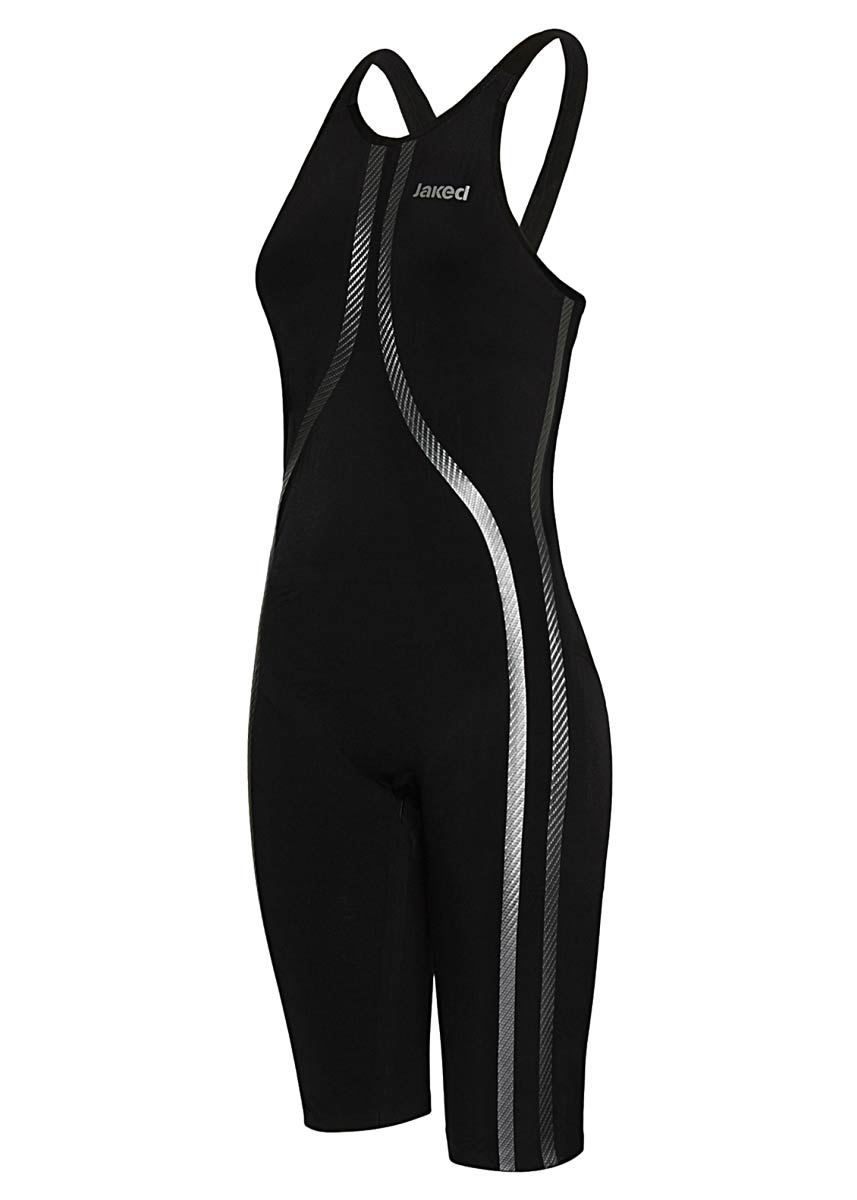 Jaked JK-ONE Womens Open Back Kneesuit - Black-0