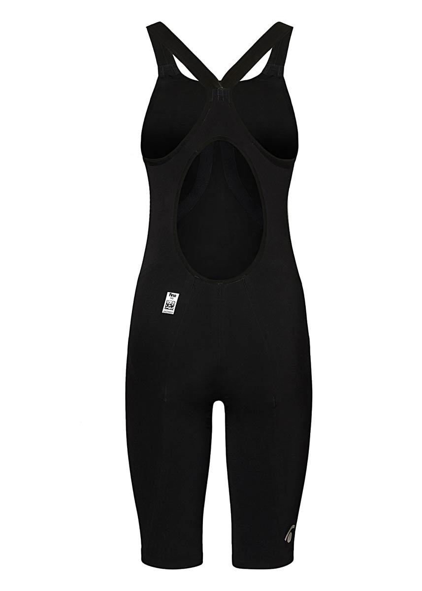 Jaked JK-ONE Womens Open Back Kneesuit - Black-427949