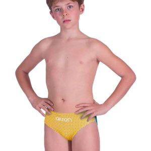 Akron Boy's Addison 4 Colours Brief - Yellow / Blue-0