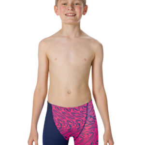 Speedo Junior Boy's Fastskin Endurance+ Highwaist Jammer - Navy / Refracwave