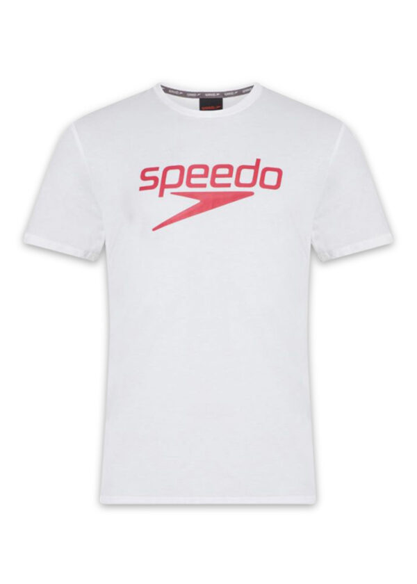Speedo Team Kit Large Logo T-Shirt - White-0