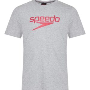 Speedo Team Kit Large Logo T-Shirt - Grey-0