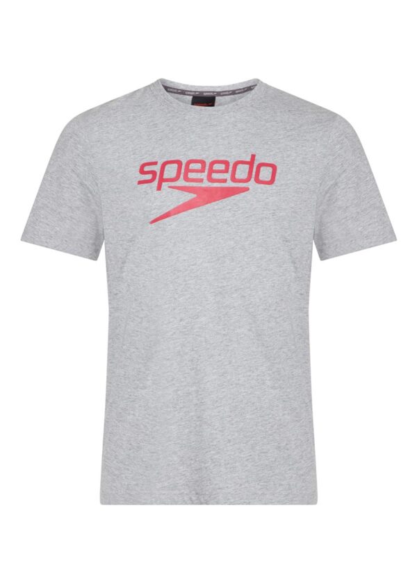 Speedo Team Kit Large Logo T-Shirt - Grey-0