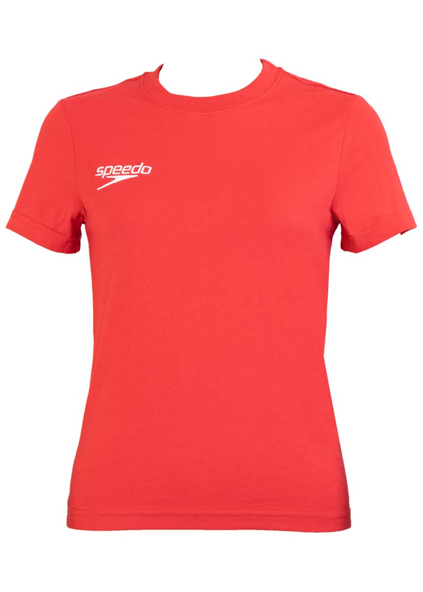 Speedo Team Kit Junior Small Logo T-Shirt - Red-0