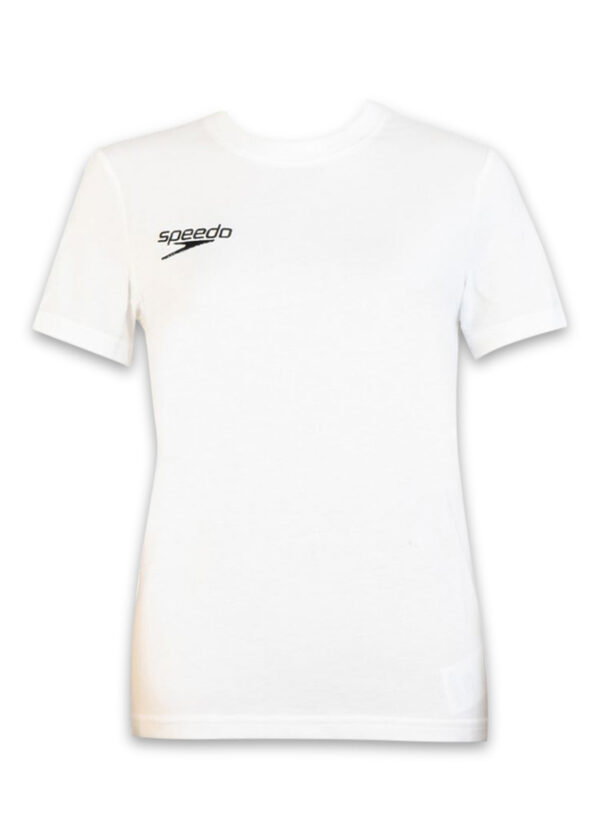 Speedo Team Kit Junior Small Logo T-Shirt - White-0