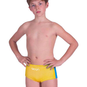 Akron Boy's Alimo 4 Colours Trunk - Orange / Blue-0