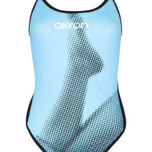 Akron Girl's N2 Swimsuit - Blue-0