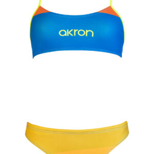 Akron Girl's Calla Swim Bikini - Blue-0