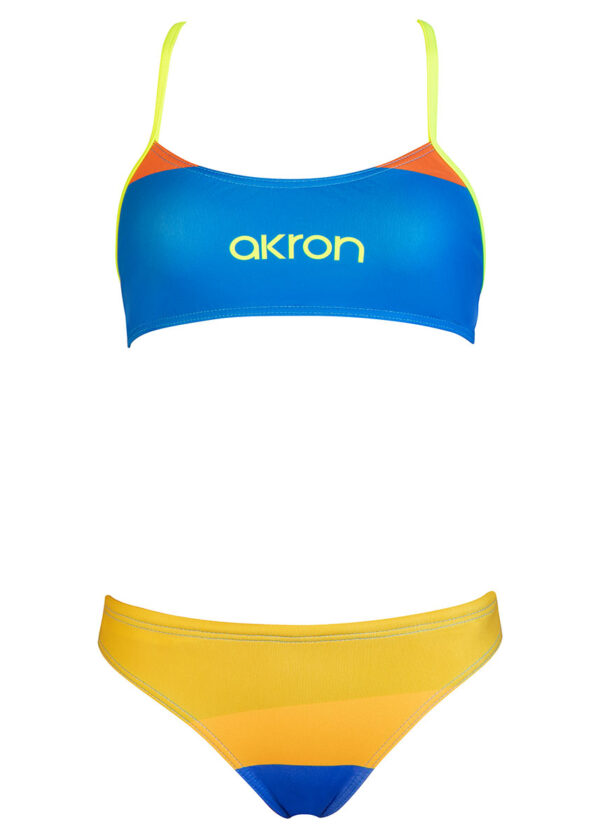 Akron Girl's Calla Swim Bikini - Blue-0