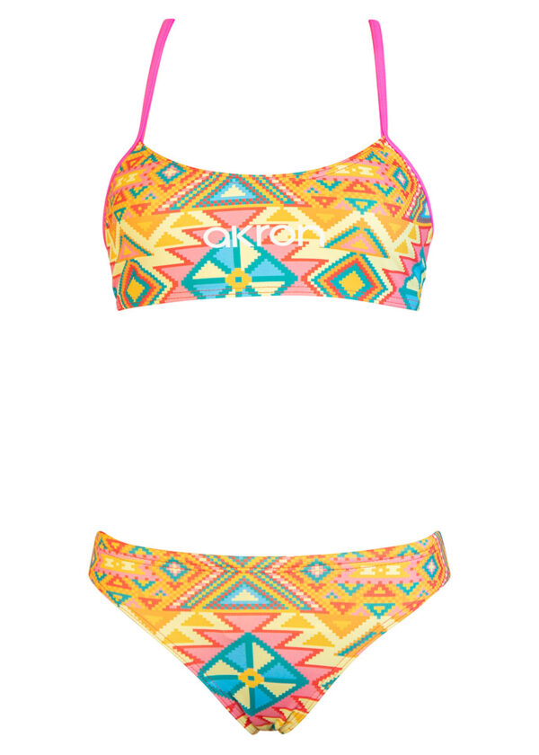 Akron Girl's Mandy Swim Bikini - Yellow-0
