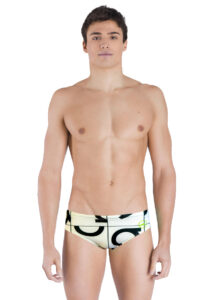 Akron Boy's Harlem Brief - White / Black