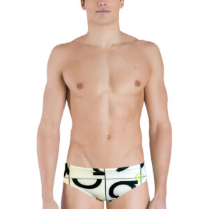 Akron Boy's Harlem Brief - White / Black-0