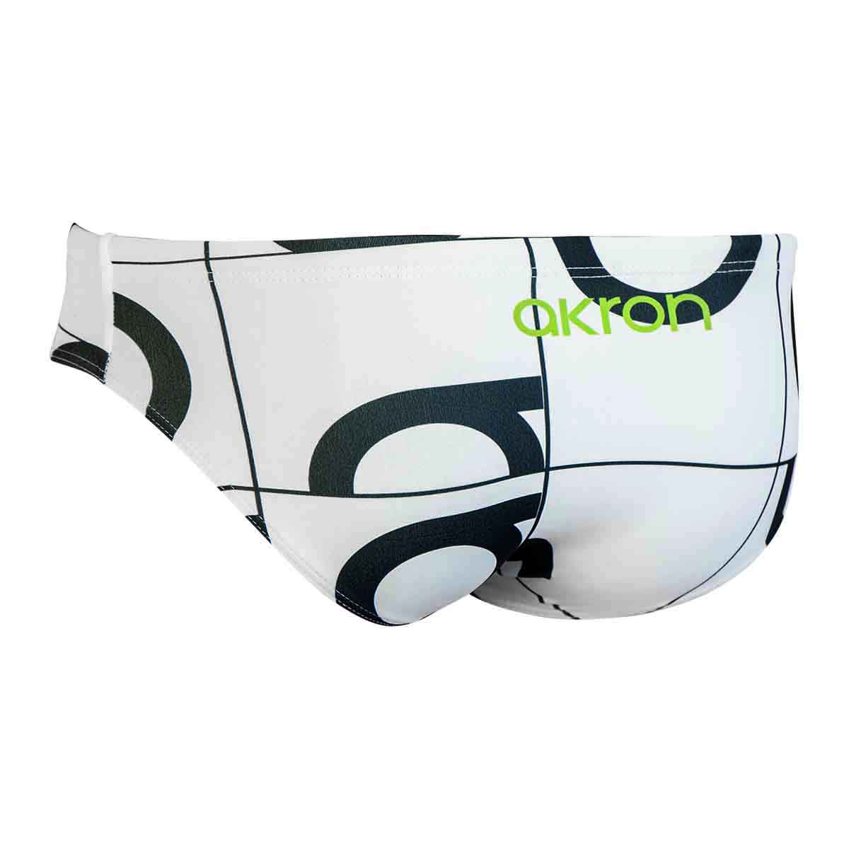 Akron Boy's Harlem Brief - White / Black-429539