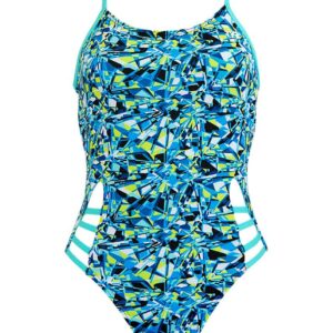 TYR Women's Fragment Tetrafit Swimsuit - Blue / Multi