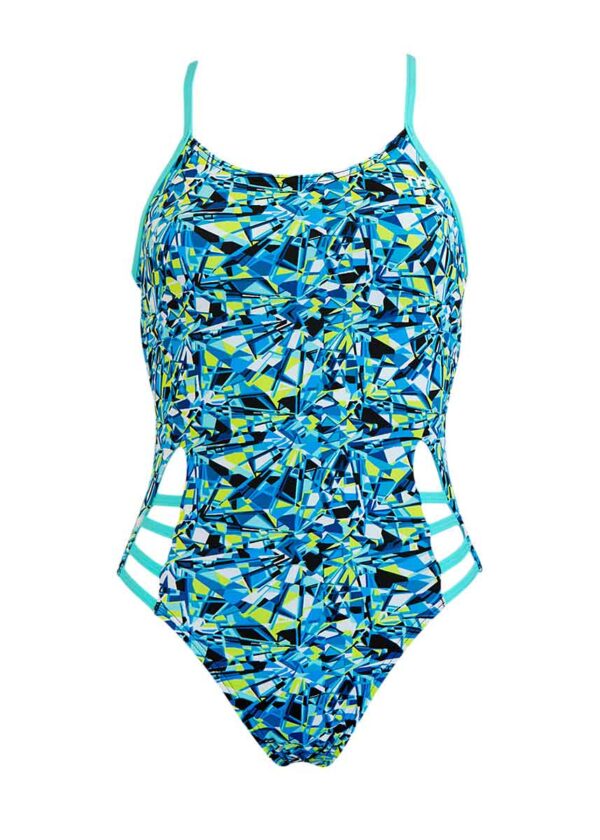 TYR Women's Fragment Tetrafit Swimsuit - Blue / Multi