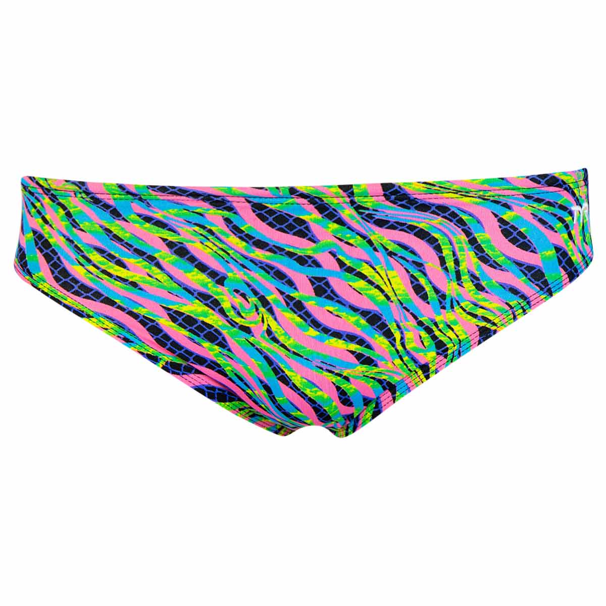 TYR Men's Zazu Racer Brief - Blue / Yellow