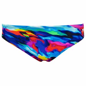TYR Men's Synthesis Racer Brief - Blue / Multi