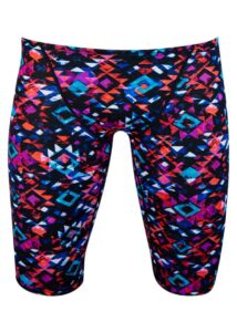 TYR Boy's Meso Jammer - Black / Multi