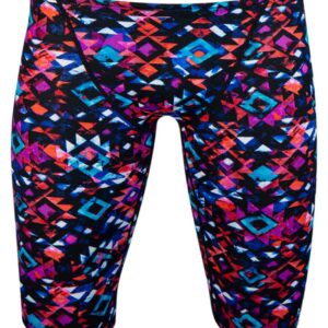 TYR Boy's Meso Jammer - Black / Multi