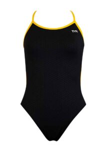 TYR Women's Hexa Performance Trinity Fit Swimsuit - Black / Gold