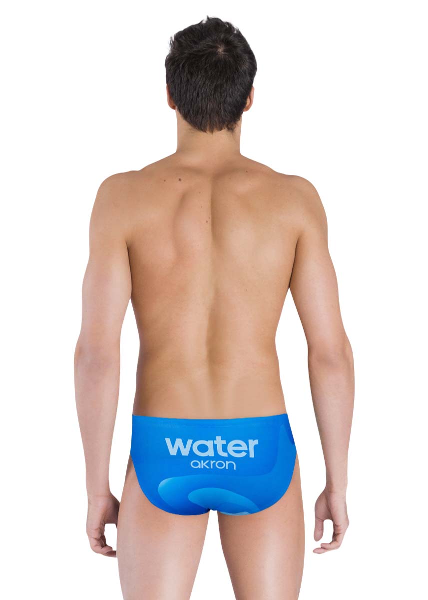 Akron Men's Element Water Brief - Blue-530567