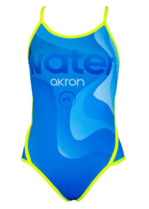 Akron Girl's Element Water Swimsuit - Blue