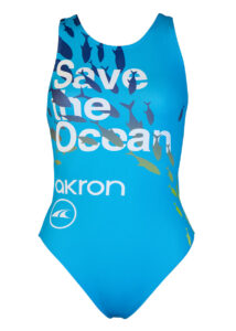 Akron Girl's Ocean Swimsuit - Turquoise