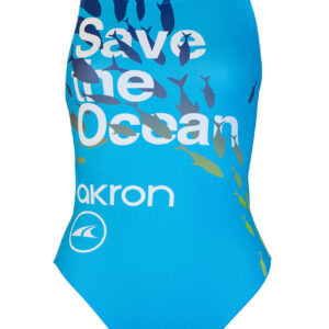 Akron Girl's Ocean Swimsuit - Turquoise-0