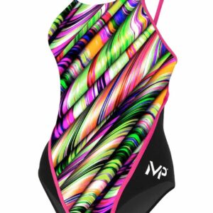 MP Michael Phelps Girls Margareta Racerback Swimsuit-0