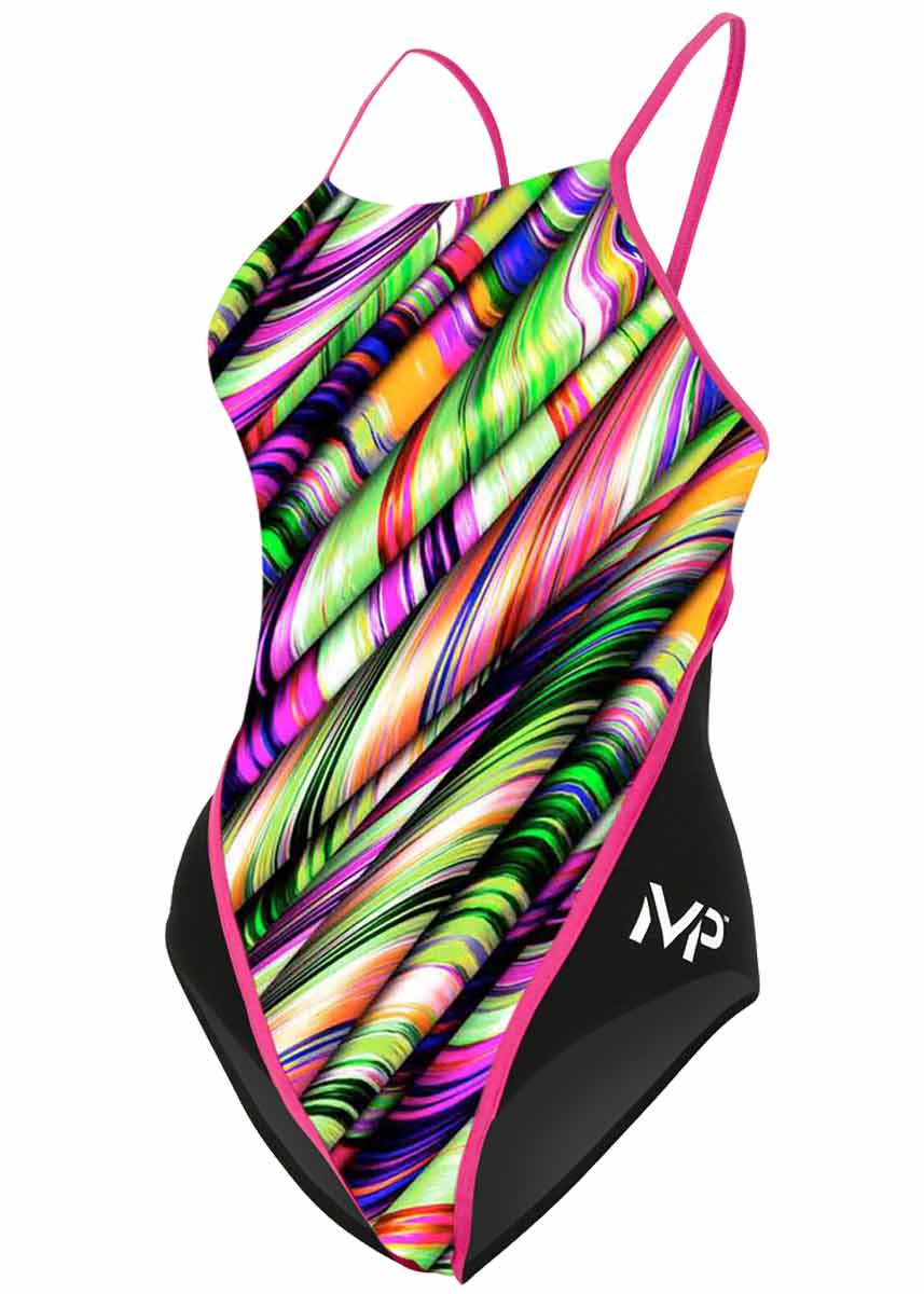 MP Michael Phelps Girls Margareta Racerback Swimsuit-0