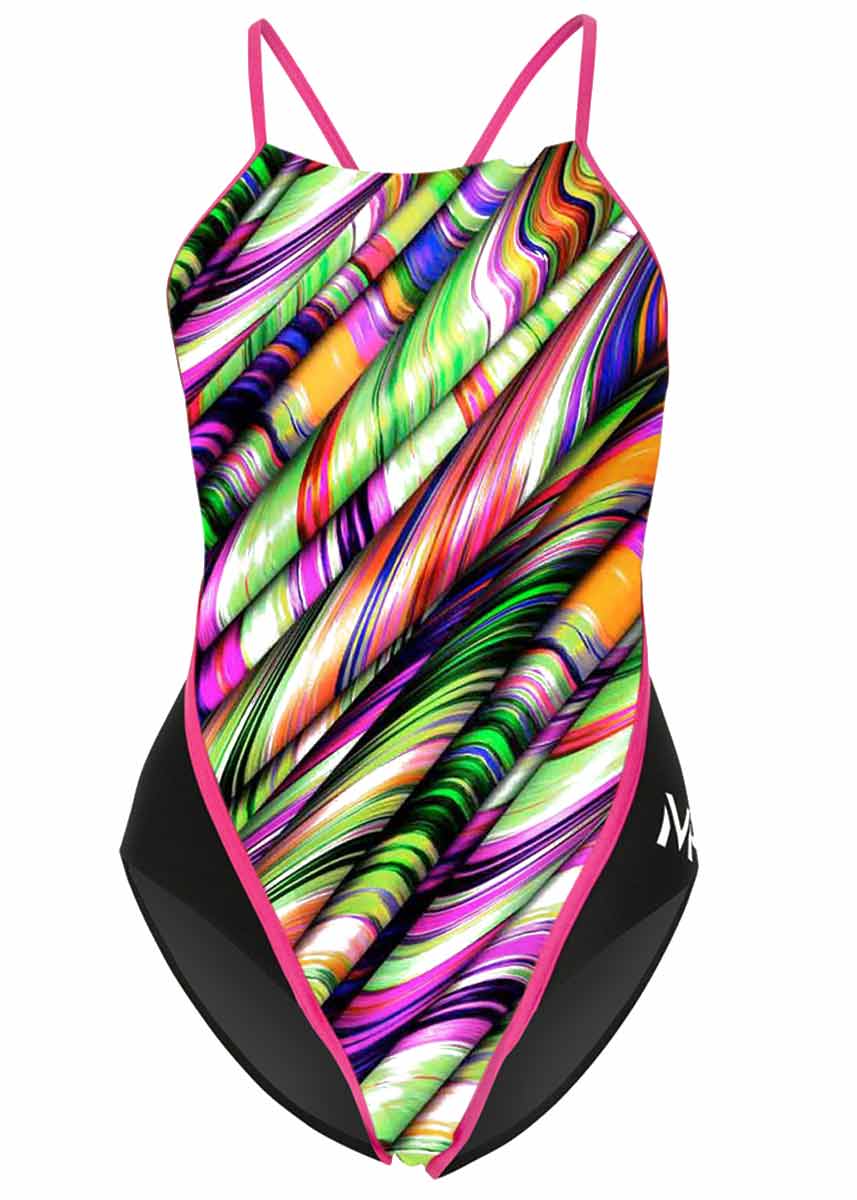 MP Michael Phelps Girls Margareta Racerback Swimsuit-443906