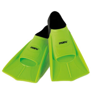 Maru Training Aid Fins - Neon Lime/Black